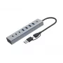 Conceptronic HUBBIES20G 7-portowy hub USB 3.0, 5 Gb/s, USB-C x 3, USB-A x 4
