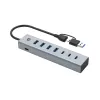 Conceptronic HUBBIES20G 7-portowy hub USB 3.0, 5 Gb/s, USB-C x 3, USB-A x 4
