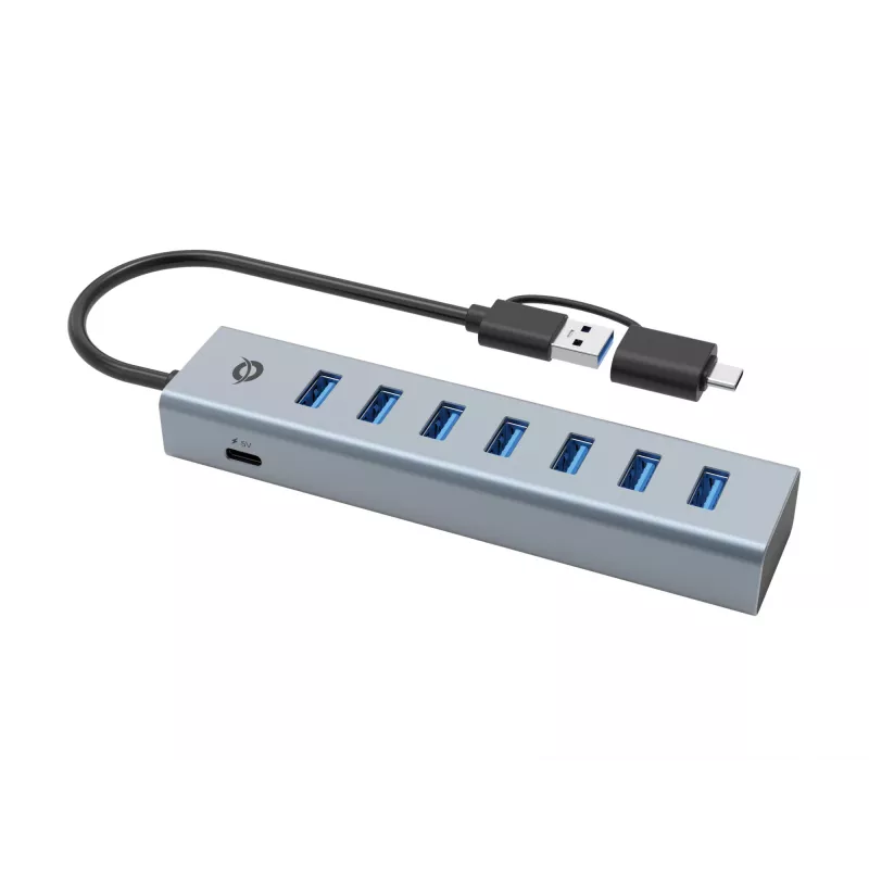 Conceptronic HUBBIES21G 7-Port USB 3.0 Hub, 5Gbps, USB-A x 7