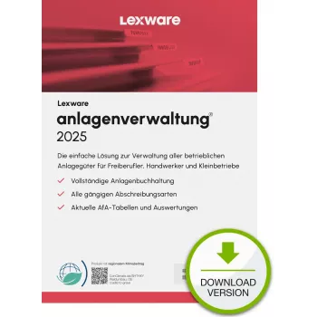 Lexware anlagenverwaltung 2025 „nieograniczony okres użytkowania” Download