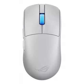 Mysz gamingowa ASUS ROG Harpe II Ace, praworęczna, optyczna 42 000 DPI, RF Wireless + Bluetooth + USB Type-A, 5 przycisków, biała