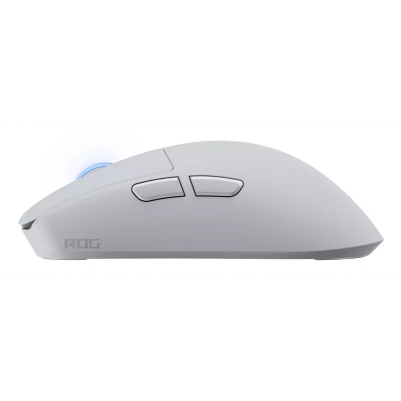 Mysz gamingowa ASUS ROG Harpe II Ace, praworęczna, optyczna 42 000 DPI, RF Wireless + Bluetooth + USB Type-A, 5 przycisków, biała