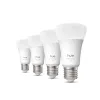 Inteligentna żarówka Philips A60 E27, Bluetooth/Zigbee, 6 W, 810 lm, biała, 4 szt.