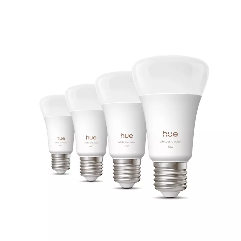 Inteligentna żarówka Philips A60 E27, Bluetooth/Zigbee, 6 W, 810 lm, biała, 4 szt.