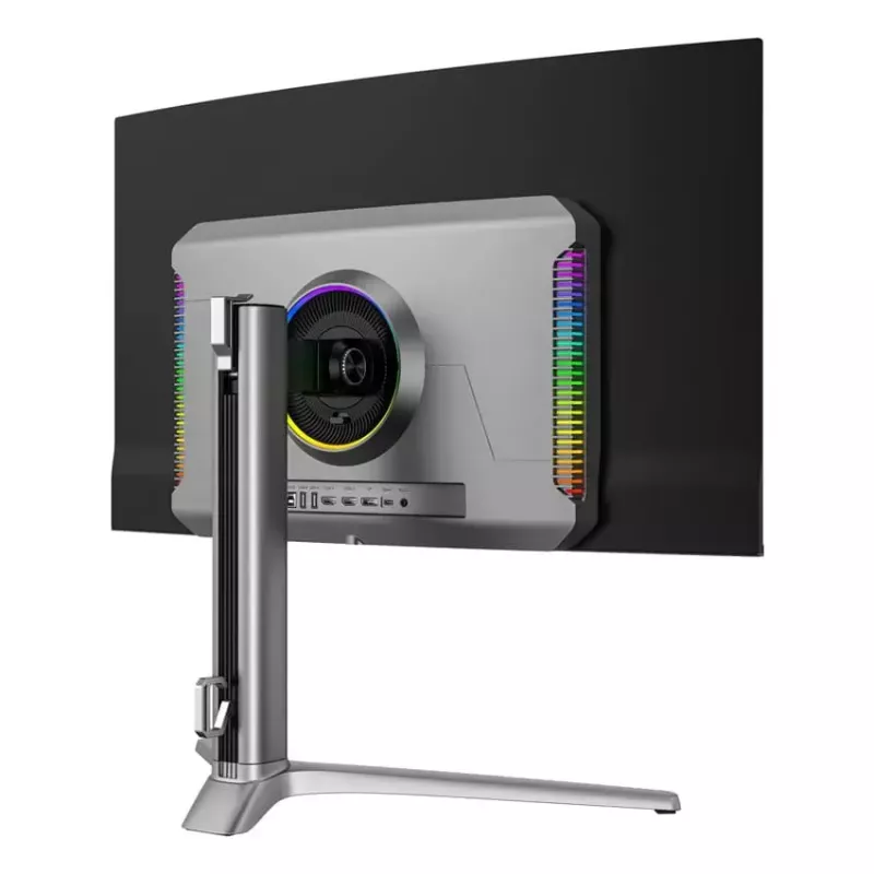 Monitor LC-Power LC-M32UCO 31,5 cala QD-OLED 4K Ultra HD zakrzywiony, 3840×2160, 0,03 ms, 450 cd/m², hub USB, głośniki, VESA, regulacja wysokości