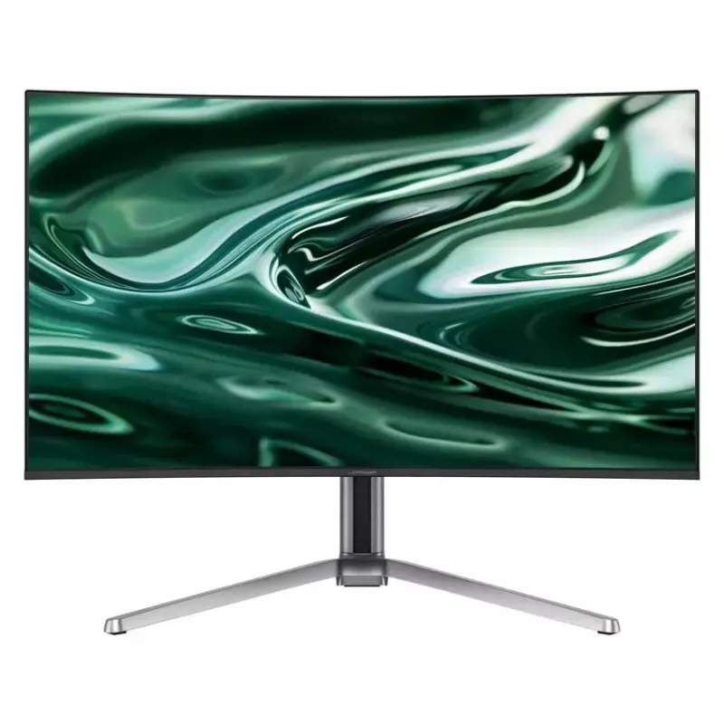 Monitor LC-Power LC-M32UCO 31,5 cala QD-OLED 4K Ultra HD zakrzywiony, 3840×2160, 0,03 ms, 450 cd/m², hub USB, głośniki, VESA, regulacja wysokości