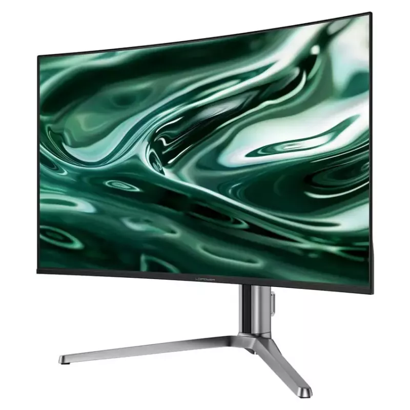 Monitor LC-Power LC-M32UCO 31,5 cala QD-OLED 4K Ultra HD zakrzywiony, 3840×2160, 0,03 ms, 450 cd/m², hub USB, głośniki, VESA, regulacja wysokości