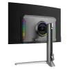 Monitor LC-Power LC-M32UCO 31,5 cala QD-OLED 4K Ultra HD zakrzywiony, 3840×2160, 0,03 ms, 450 cd/m², hub USB, głośniki, VESA, regulacja wysokości