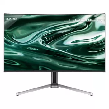 Monitor LC-Power LC-M32UCO 31,5 cala QD-OLED 4K Ultra HD zakrzywiony, 3840×2160, 0,03 ms, 450 cd/m², hub USB, głośniki, VESA, regulacja wysokości
