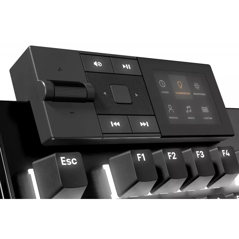 be quiet! Dark Mount Silent Linear DE ISO klawiatura gamingowa USB QWERTZ czarna
