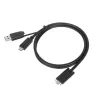 Targus ACC1133GLX kabel USB USB 3.2 Gen 1 (3.1 Gen 1) 1 m USB C Czarny