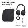 Słuchawki Sony WH-1000XM5SA przewodowe i bezprzewodowe, nauszne, muzyczne, USB Type-C, Bluetooth, czarne