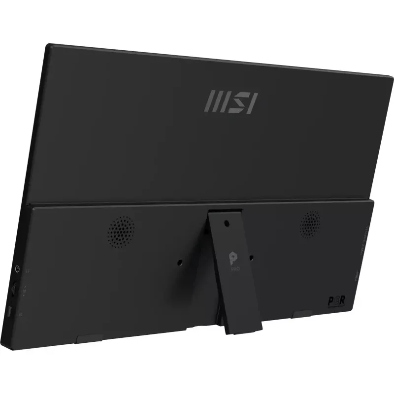Monitor przenośny MSI PRO MP165DE E6 15.6 cala Full HD IPS 1920×1080 USB-C HDMI VESA Czarny