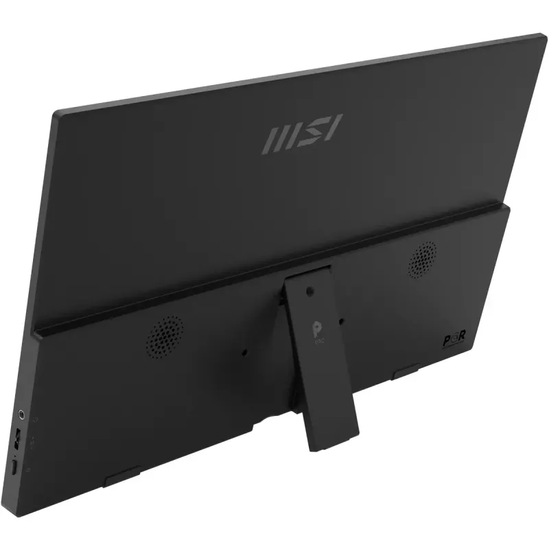 Monitor przenośny MSI PRO MP165DE E6 15.6 cala Full HD IPS 1920×1080 USB-C HDMI VESA Czarny