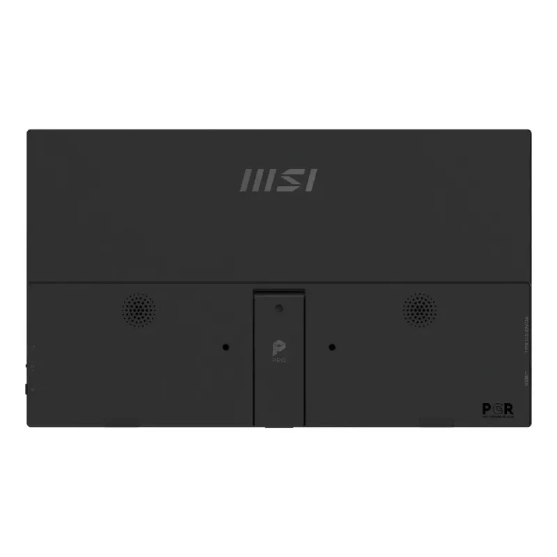 Monitor przenośny MSI PRO MP165DE E6 15.6 cala Full HD IPS 1920×1080 USB-C HDMI VESA Czarny
