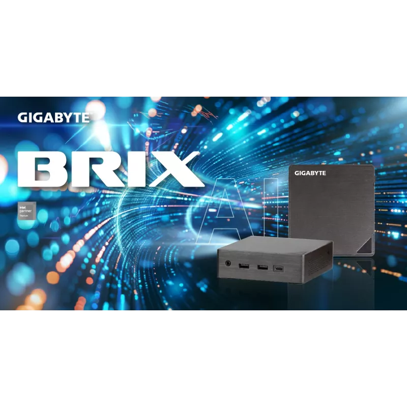 GIGABYTE BRIX Core Ultra 7 255H 2xDDR5 SO-DIMM 2HDMI 2USBC 0.46L PC