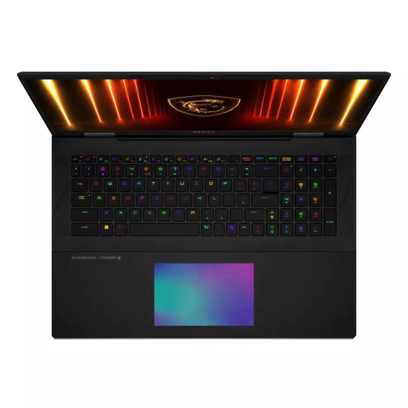 MSI Titan 18 HX AI A2XWJG-070 laptop do gier, Intel Core Ultra 9 285HX, 18 cala UHD+, 96GB DDR5, 6TB SSD, NVIDIA GeForce RTX 5090 24GB, Windows 11 Pro