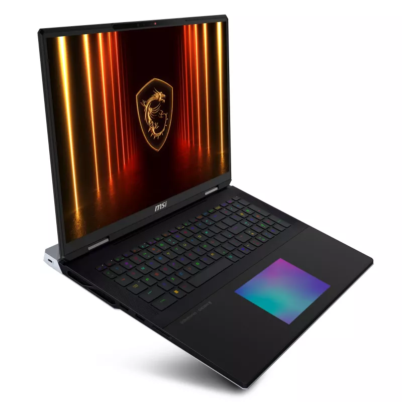 MSI Titan 18 HX AI A2XWJG-070 laptop do gier, Intel Core Ultra 9 285HX, 18 cala UHD+, 96GB DDR5, 6TB SSD, NVIDIA GeForce RTX 5090 24GB, Windows 11 Pro