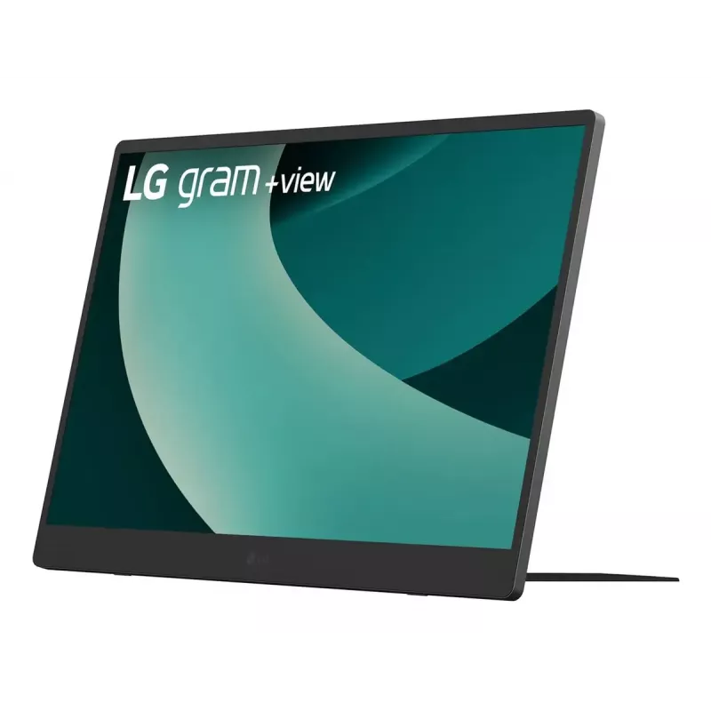 LG 17MT70 Monitor przenośny Czarny, Stal nierdzewna 43,2 cm (17 inch) LED 2560 x 1600 pikseli