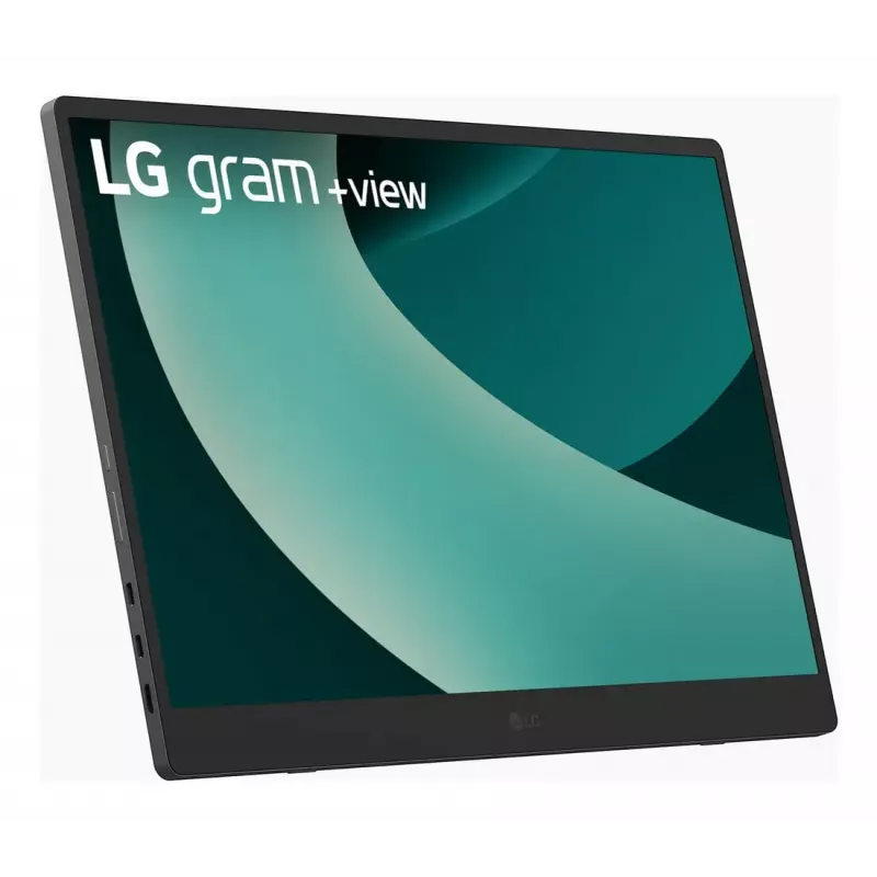 LG 17MT70 Monitor przenośny Czarny, Stal nierdzewna 43,2 cm (17 inch) LED 2560 x 1600 pikseli