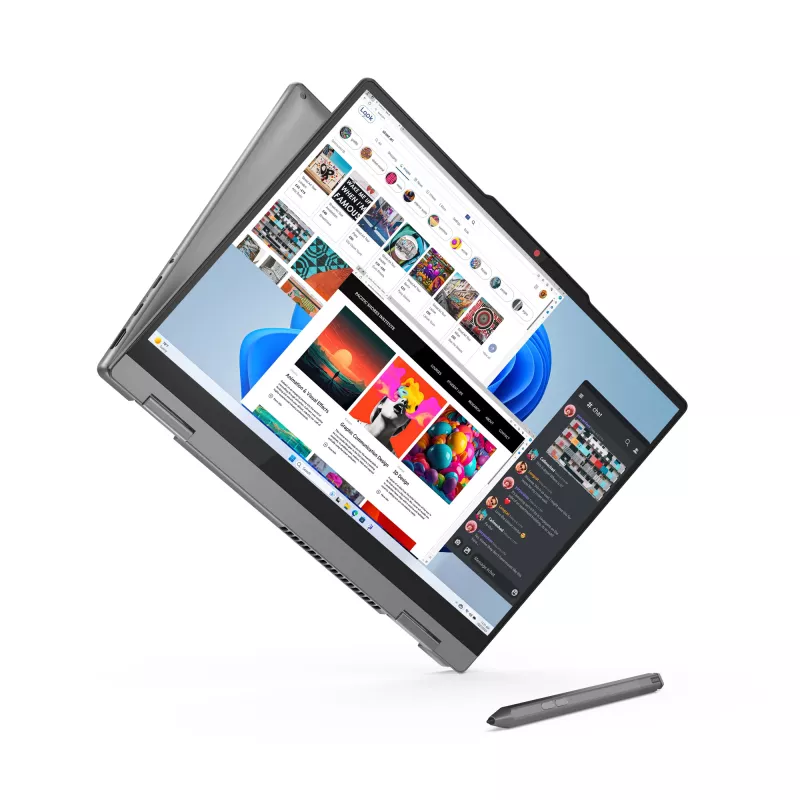 Lenovo IdeaPad 5 2-in-1 14IRH9 Intel® Core™ i7 i7-13620H Hybryda (2-w-1) 35,6 cm (14 cali) Ekran dotykowy WUXGA 16 GB LPDDR5x-SDRAM 1 TB SSD Wi-Fi 6 (802.11ax) Windows 11 Home Szary