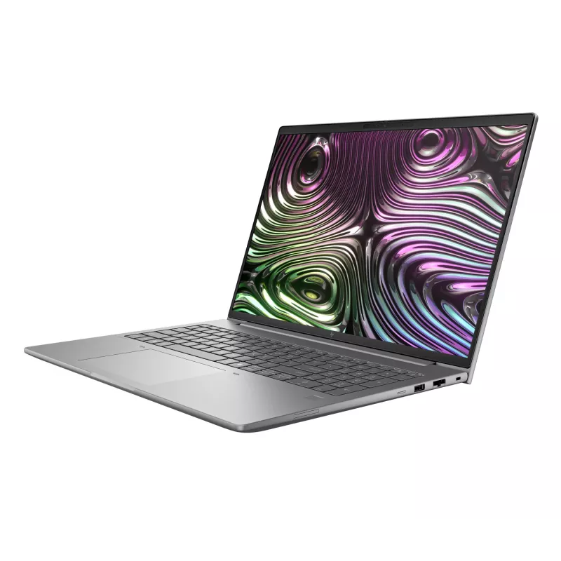 HP Zbook X G1i Intel Core Ultra 7 255H Mobilna stacja robocza 40,6 cm (16 cali) WQXGA 32 GB DDR5-SDRAM 2 TB SSD NVIDIA RTX PRO 1000 Blackwell Wi-Fi 7 (802.11be) Windows 11 Pro AI Workstation, AI PC Srebrny