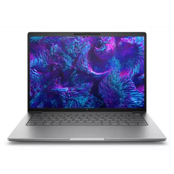 HP ZBook 8 G1i Intel Core Ultra 5 225H Mobilna stacja robocza 35,6 cm (14 cali) Dotykowy WUXGA 16 GB DDR5-SDRAM 512 GB SSD NVIDIA RTX 500 Ada Wi-Fi 7 (802.11be) Windows 11 Pro Srebrny