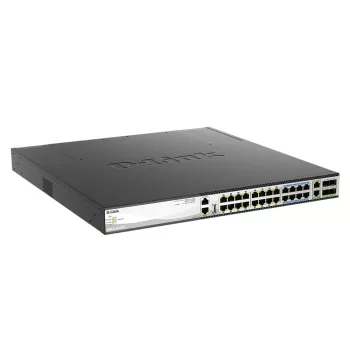 D-Link DMS-3130-30PS przełącznik sieciowy Managed L3 2.5G Ethernet (100/1000/2500) Power over Ethernet (PoE) 1U Czarny