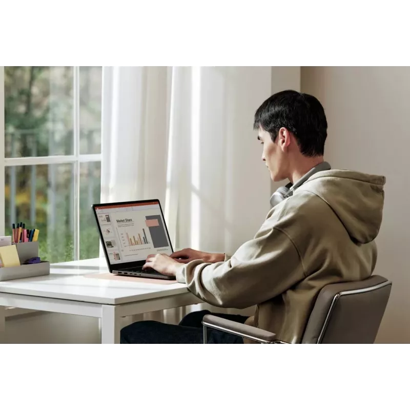 LG Gram 15U50T Intel® Core™ i5 i5-1334U Laptop 39,6 cm (15,6 cala) Full HD 16 GB DDR4-SDRAM 512 GB SSD Wi-Fi 6 (802.11ax) Windows 11 Home Srebrny
