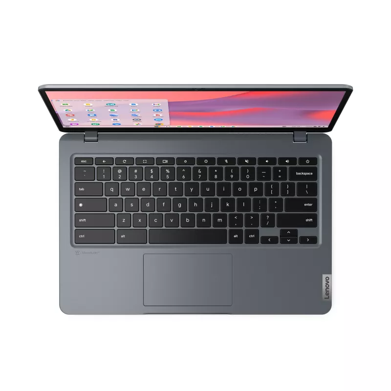 Lenovo 14e Chromebook Gen 3 Intel Core i3 N-series i3-N305 35,6 cm (14 cali) Full HD 8 GB LPDDR5-SDRAM 128 GB eMMC Wi-Fi 6E (802.11ax) ChromeOS Szary