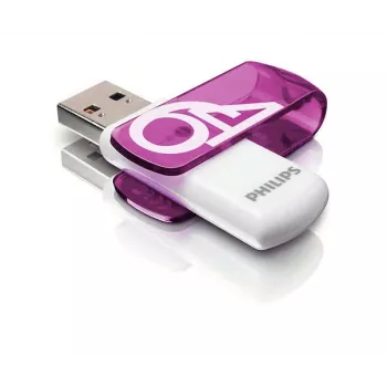 Philips FM64FD05B Pamięć USB 64 GB USB Type-A 2.0 Fioletowy, Biały