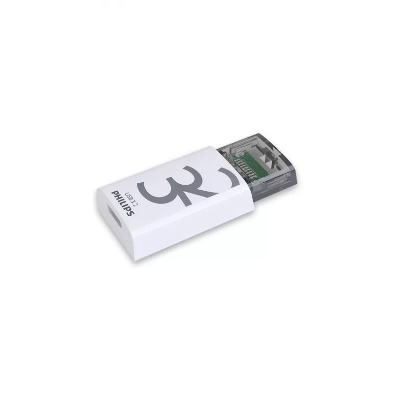 Philips Click Pamięć USB 32 GB USB Type-C 3.2 Gen 1 (3.1 Gen 1) Przezroczysty, Biały