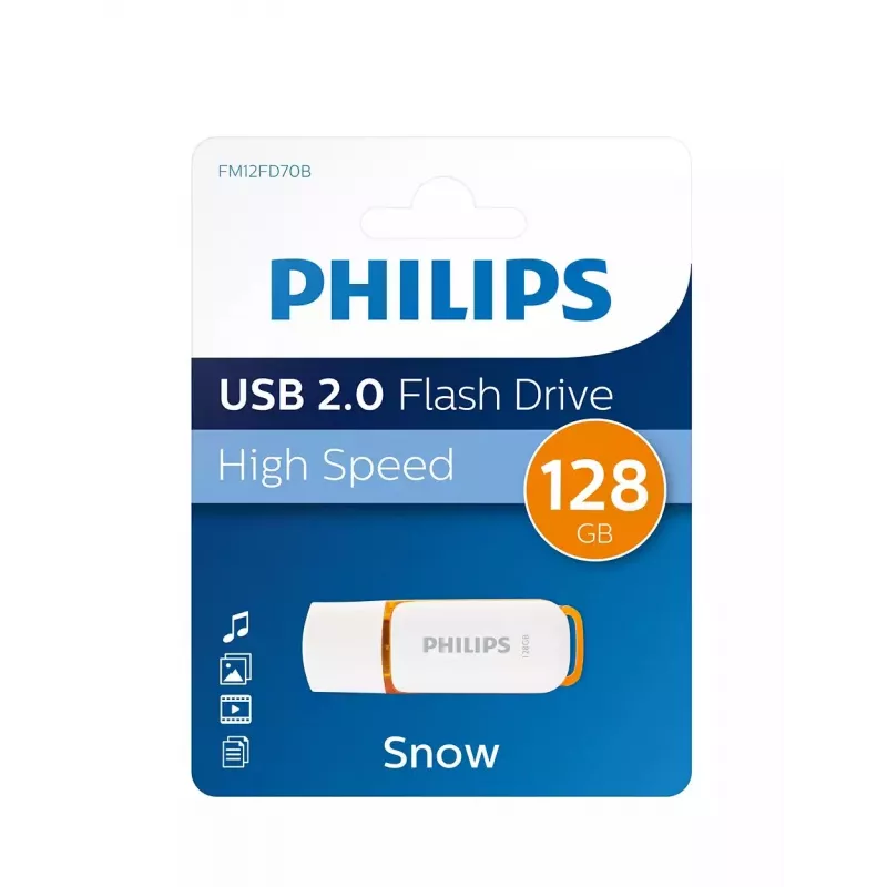 Philips FM12FD70B pamięć USB 128 GB USB Typ-A 2.0 Biała