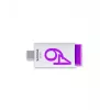 Philips Click pamięć USB 64 GB USB typu C 3.2 Gen 1 (3.1 Gen 1) fioletowy, biały