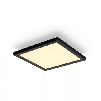 Inteligentna lampa sufitowa Philips Hue biały ambience Aurelle Square Panel Bluetooth Czarny