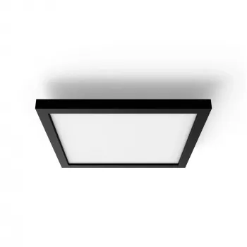Inteligentna lampa sufitowa Philips Hue biały ambience Aurelle Square Panel Bluetooth Czarny