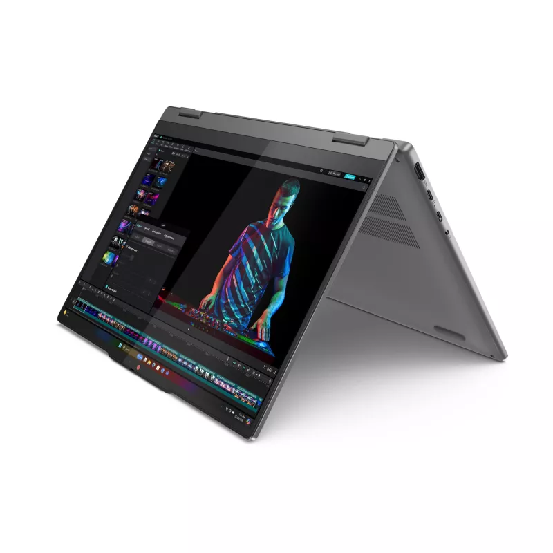 Lenovo IdeaPad 5 2-in-1 14Q8X9 Copilot+ PC Snapdragon X1P-42-100 Hybryda (2-w-1) 35,6 cm (14 cali) Ekran dotykowy WUXGA 16 GB LPDDR5x-SDRAM 1 TB SSD Wi-Fi 7 (802.11be) Windows 11 Home German Grey