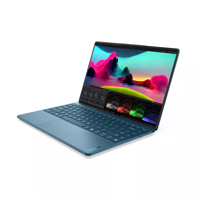 Lenovo Yoga Slim 9 14ILL10 Copilot+ PC Intel Core Ultra 7 258V Laptop 35,6 cm (14 cali) Ekran dotykowy WQUXGA 32 GB LPDDR5x-SDRAM 1 TB SSD Wi-Fi 7 (802.11be) Windows 11 Home Kolor Teal