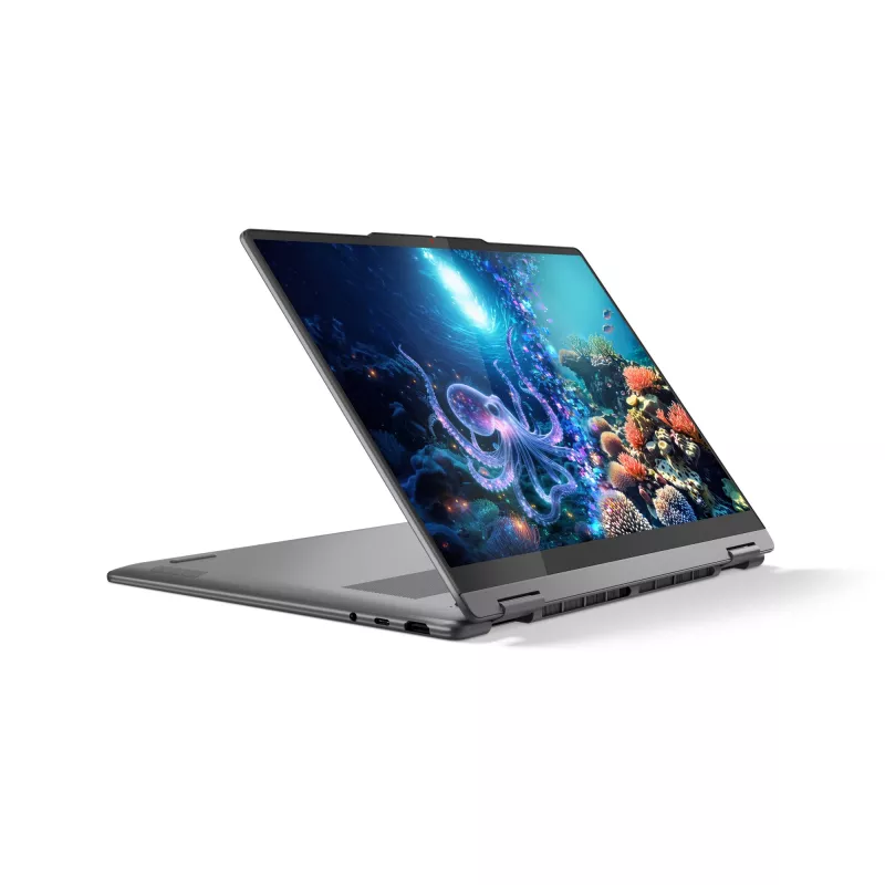 Lenovo Yoga 7 2-in-1 14ILL10 Copilot+ PC Intel Core Ultra 7 256V Hybryda (2 w 1) 35,6 cm (14 cali) Ekran dotykowy 2.8K 16 GB LPDDR5x-SDRAM 1 TB SSD Wi-Fi 7 (802.11be) Windows 11 Home Szary