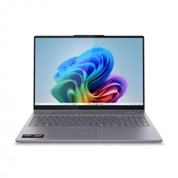Lenovo IdeaPad 5 2-in-1 16AKP10 Copilot+ PC AMD Ryzen™ AI 7 350 Hybryda (2-w-1) 40,6 cm (16 cali) Ekran dotykowy WUXGA 16 GB LPDDR5x-SDRAM 1 TB SSD Wi-Fi 7 (802.11be) Windows 11 Home German Grey