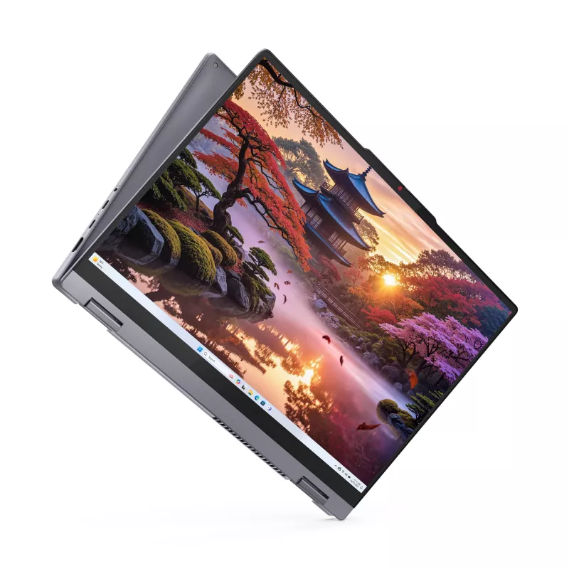 Lenovo IdeaPad 5 2-in-1 16AKP10 Copilot+ PC AMD Ryzen™ AI 7 350 Hybryda (2-w-1) 40,6 cm (16 cali) Ekran dotykowy WUXGA 16 GB LPDDR5x-SDRAM 1 TB SSD Wi-Fi 7 (802.11be) Windows 11 Home German Grey