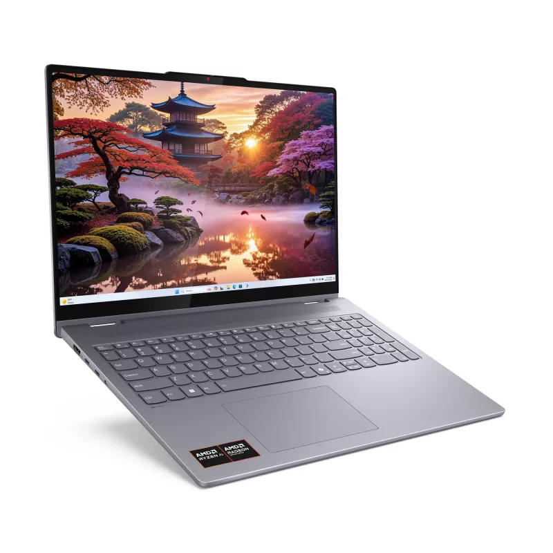 Lenovo IdeaPad 5 2-in-1 16AKP10 Copilot+ PC AMD Ryzen™ AI 7 350 Hybryda (2-w-1) 40,6 cm (16 cali) Ekran dotykowy WUXGA 16 GB LPDDR5x-SDRAM 1 TB SSD Wi-Fi 7 (802.11be) Windows 11 Home German Grey