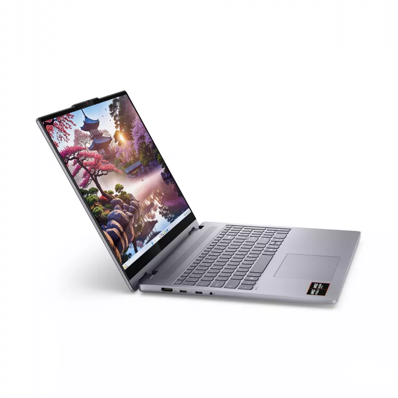 Lenovo IdeaPad 5 2-in-1 16AKP10 Copilot+ PC AMD Ryzen™ AI 7 350 Hybryda (2-w-1) 40,6 cm (16 cali) Ekran dotykowy WUXGA 16 GB LPDDR5x-SDRAM 1 TB SSD Wi-Fi 7 (802.11be) Windows 11 Home German Grey