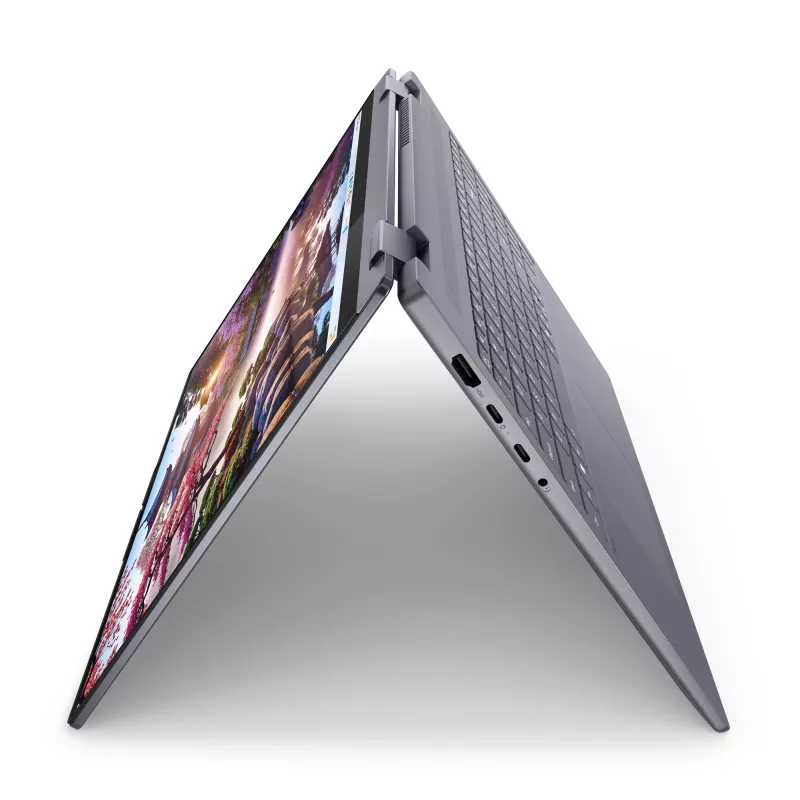 Lenovo IdeaPad 5 2-in-1 16AKP10 Copilot+ PC AMD Ryzen™ AI 7 350 Hybryda (2-w-1) 40,6 cm (16 cali) Ekran dotykowy WUXGA 16 GB LPDDR5x-SDRAM 1 TB SSD Wi-Fi 7 (802.11be) Windows 11 Home German Grey