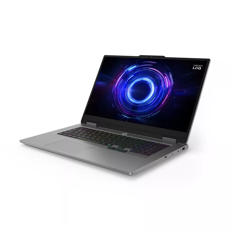 Lenovo LOQ 17IRX10 Intel® Core™ i7 i7-14700HX Laptop 43,9 cm (17,3 cala) Full HD 16 GB DDR5-SDRAM 1 TB SSD NVIDIA GeForce RTX 5070 Wi-Fi 6 (802.11ax) Windows 11 Home German Grey