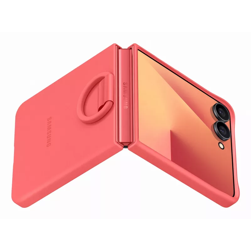 Etui Samsung Ring Case na telefon 17,4 cm (6,85 cala) Pokrowiec Czerwony