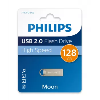 Pamięć USB Philips Moon edition 128 GB USB Typ-A 2.0 srebrna