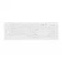 Contour Design Active Key Contour ClassicClean Klawiatura Medyczna Zdejmowalna Osłona Pełnowymiarowa Bezprzewodowa Biała C8100