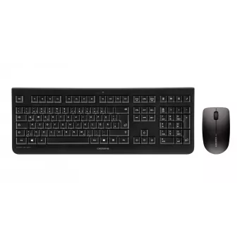 CHERRY DW 3000 klawiatura Mysz w zestawie Uniwersalna RF Bezprzewodowa AZERTY Belgijska Czarny