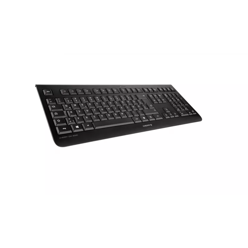 CHERRY DW 3000 klawiatura Mysz w zestawie Uniwersalna RF Bezprzewodowa AZERTY Belgijska Czarny